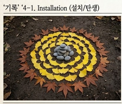 자연의 맥박 기록 예시 · 탄생